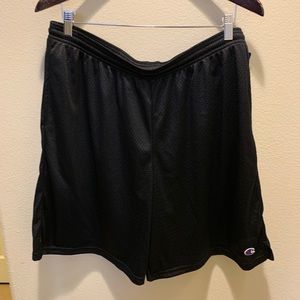 Champion Black Mesh Gym Shorts